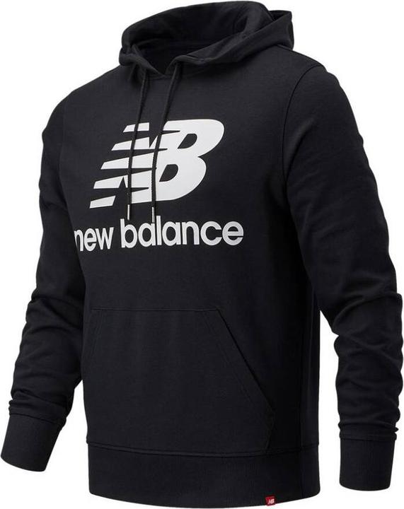Actual product image New Balance Essentials Stacked Logo PO Hoodie (M)