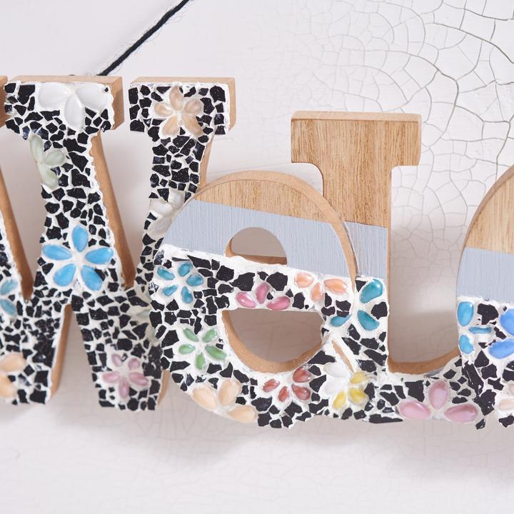 Immagine prodotto VBS Scritta in legno "Welcome", da appendere e da tenere in piedi