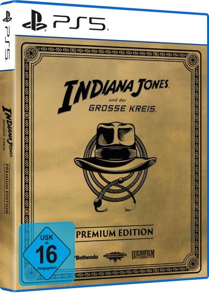 Actual product image Bethesda Indiana Jones und der grosse Kreis Premium Edition (PS5) (USK) (PS5, DE)