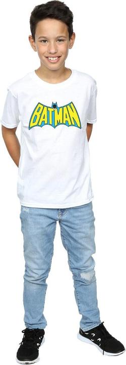 Image du produit Batman T-shirt en coton avec logo rétro pour garçons (152, 158)
