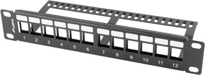 Produktbild Lanberg patch panel blank 12 port 1U