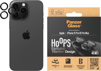 Actual product image PanzerGlass Hoops Camera Lens Protector (1 Piece, Apple iPhone 15 Pro, Apple iPhone 15 Pro Max)