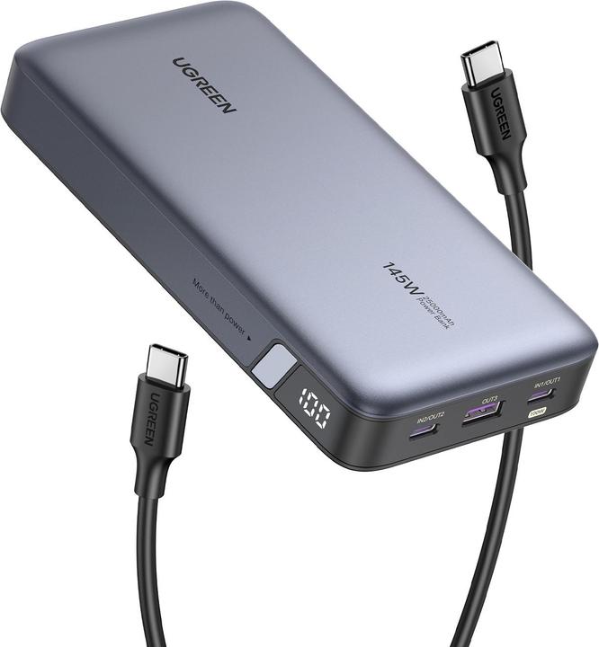 Actual product image Ugreen Charger (25000 mAh, 145 W, 90 Wh)