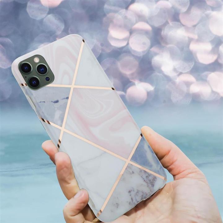 Produktbild Cadorabo IMD TPU Bunter Marmor Cover (Apple iPhone 12 Pro Max)