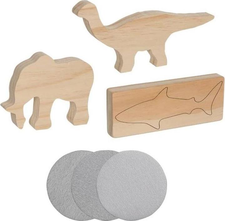 Produktbild Goki Schnitzrohlinge Tierset