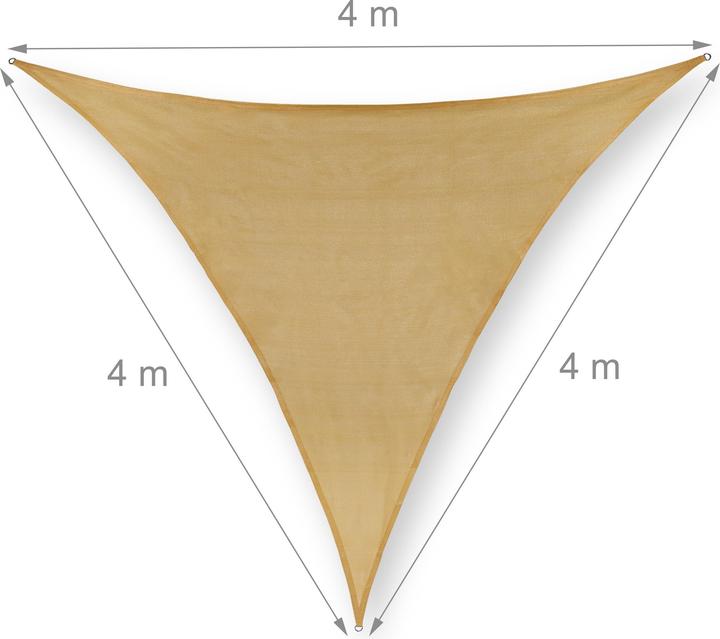 Actual product image Relaxdays Shade sail (400 x 345 cm)