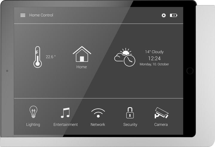 Produktbild Viveroo Wandhalteurng free DarkSteel für iPad Pro 12.9 (Gen. 3/4/5)