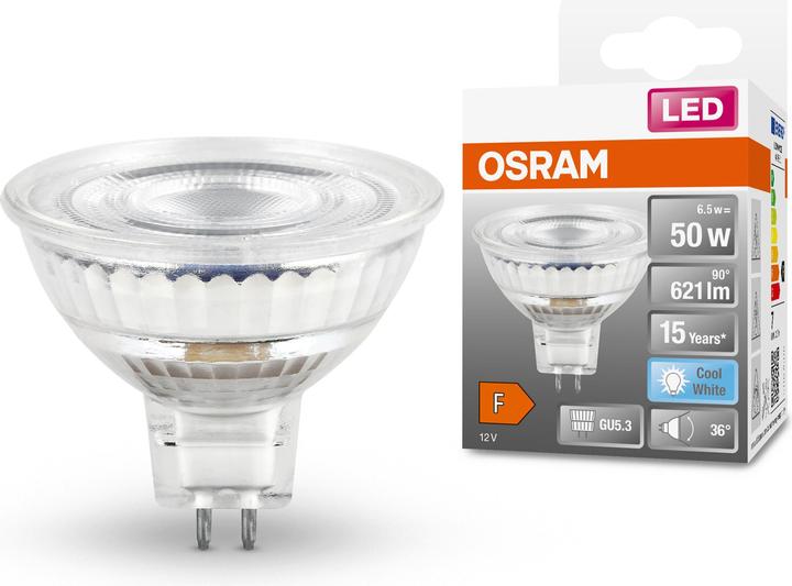 Produktbild Osram Led Star Mr16 (GU5.3, 6.50 W, 621 lm, 1 x, G)