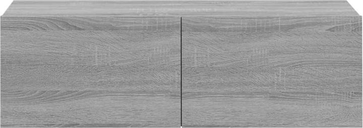 Produktbild VidaXL 4-tlg. TV-Schrank-Set Grau Sonoma Holzwerkstoff,Farbe: Grau (100 x 30 x 30 cm)