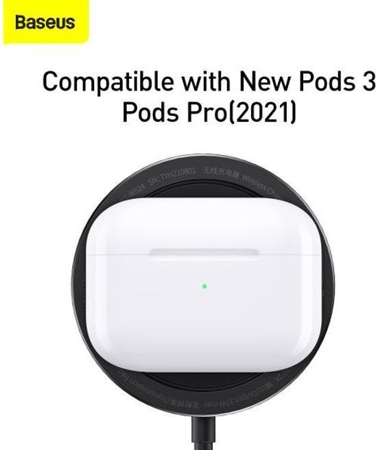 Immagine prodotto Baseus Caricatore senza fili con supporto magnetico semplice (15 W)