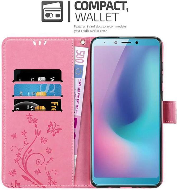 Produktbild Cadorabo Flower Book Cover (Samsung Galaxy A6s)