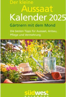 Actual product image The small sowing calendar 2025 - Gardening with the moon. The best tips for sowing, growing (Hardcover, German)