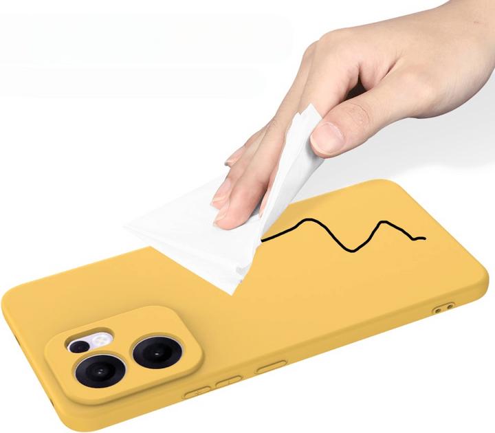 Image du produit Cover-Discount OPPO Reno13 F - Silikon Gummi Hülle mit Riemen (Oppo Reno 13 Pro)
