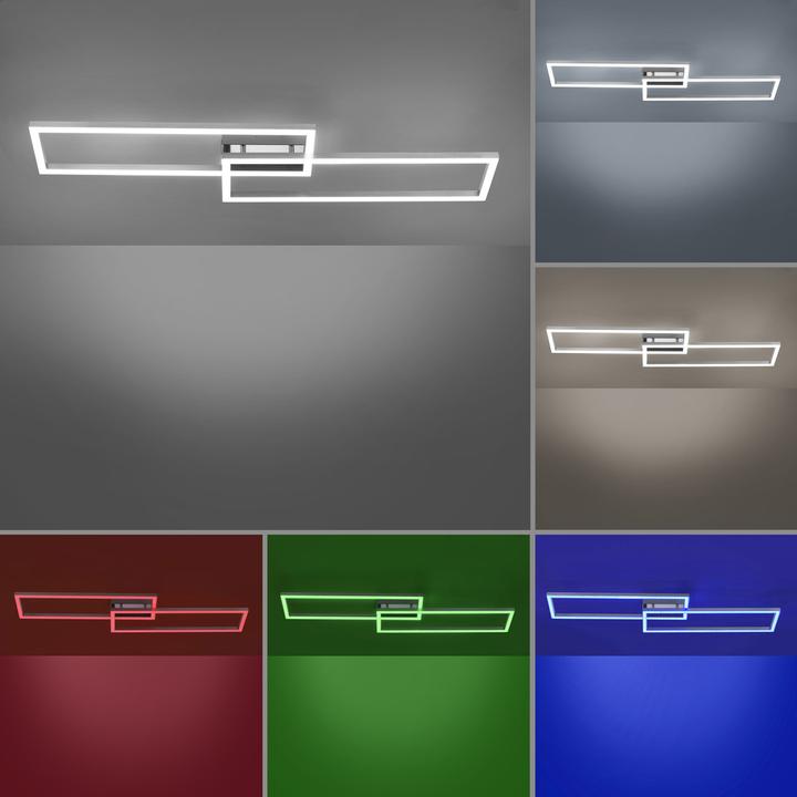 Produktbild Leuchten Direkt Deckenleuchtestahl2xLEDBoard27005000KInnenleuchteIP20 (4320 lm)