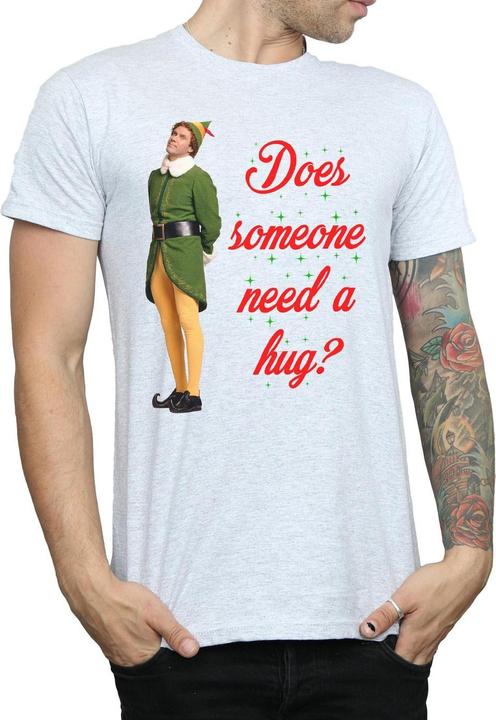 Actual product image Elf Mens Hug Buddy T-Shirt (3XL)