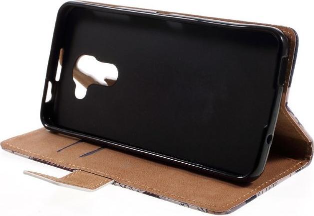 Produktbild MU Classic Case aus Leder mit Eiffelturm und Feder (Blackberry DTEK60)
