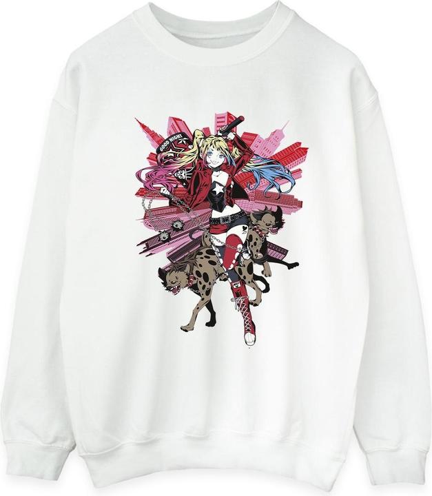 Harley Quinn Hyänen Baumwoll Sweatshirt
