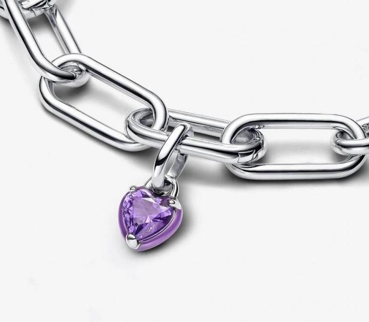 Actual product image Pandora ME Violet Chakra Heart Mini (Enamel, Silver 925)