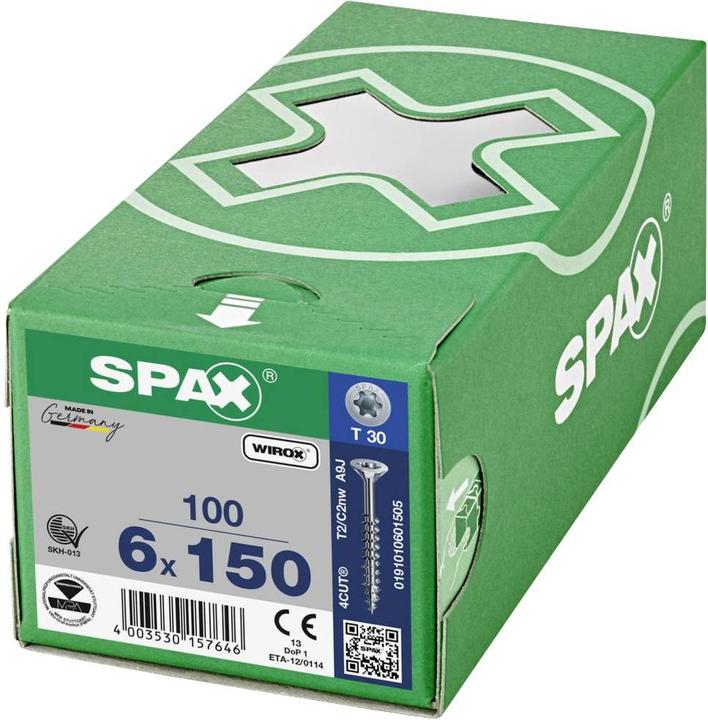 Actual product image Spax Chipboard screws (100 Screws per piece)