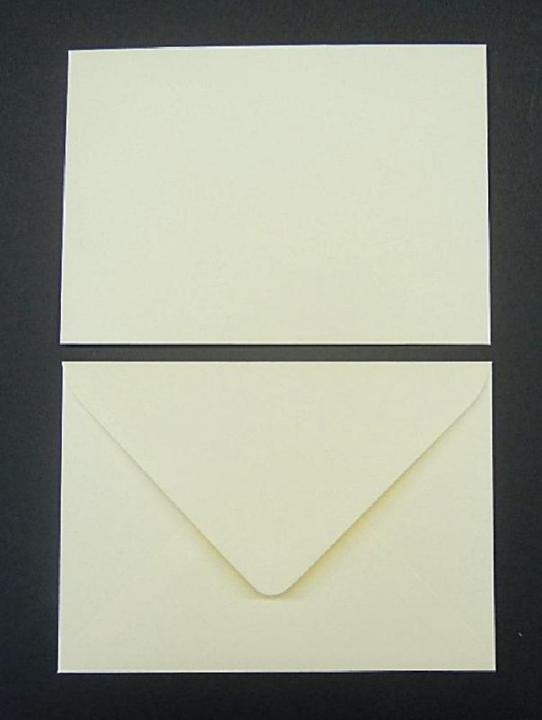 Actual product image Blanke Envelopes 120x180mm 120g/qm gummed PU=100 pieces candle light (100 x)