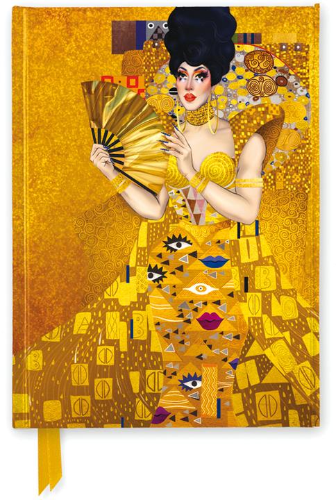 Actual product image Art of Drag: Portrait of a Golden Queen (Foiled Journal) (A5, Lined, Hardcover)