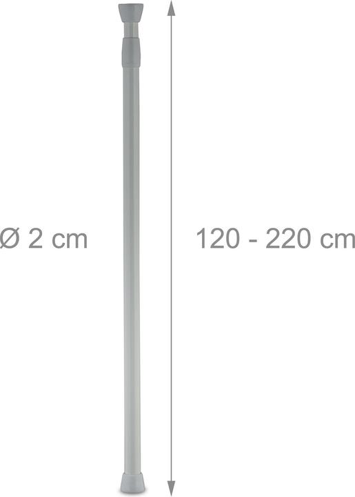 Relaxdays Telescopic rod