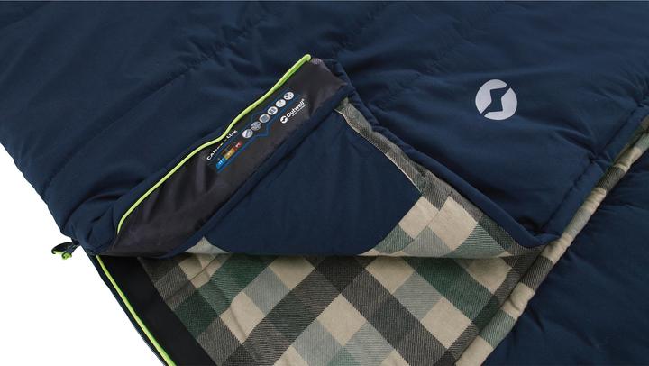 Actual product image Outwell Sleeping bag Camper Lux polyester, dark blue, quantity (235 cm)