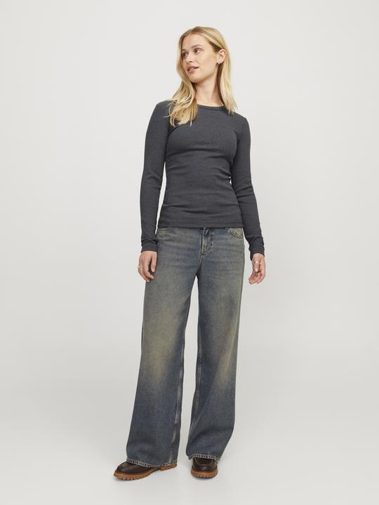Produktbild JJXX Jxfreya Str Ls Rib Tee Jrs Noos (S)
