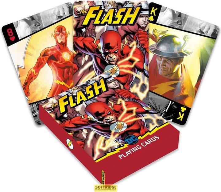 Actual product image Aquarius DC COMICS - The Flash - Jeu de cartes (German)