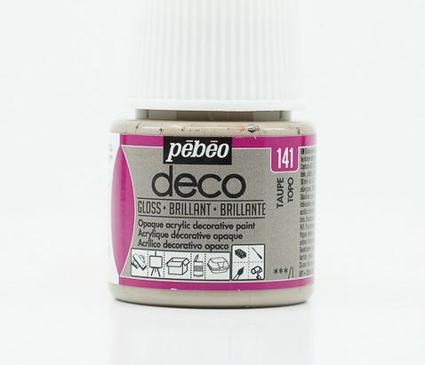 Image du produit Pebeo Deco Couleur acrylique brillante (Taupe, 45 ml)