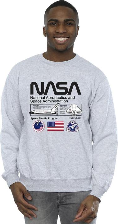 Actual product image Nasa Mens Space Admin Sweatshirt (L)