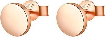 Beneto Pink gold plated silver earrings AGUP1956-ROSE (L)