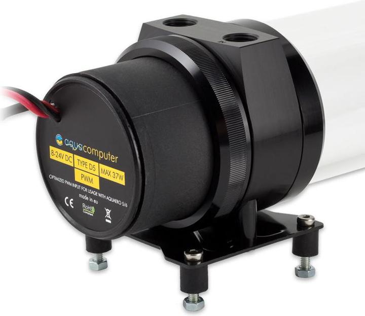 Actual product image Aqua Computer ULTITUBE D5 100 expansion tank with D5 PWM pump
