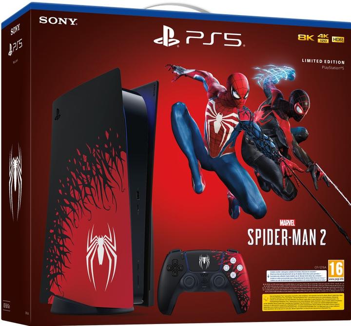 Actual product image Sony Playstation 5 Marvel's Spider-Man Limted Edition incl. Spider-Man 2 DLC