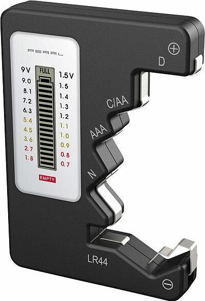 Image du produit Pearl Testeur de piles multiples avec écran LCD