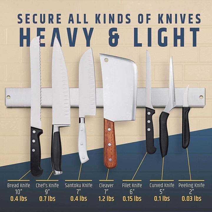 Produktbild AidSci Magnetleiste Messer Edelstahl 50cm