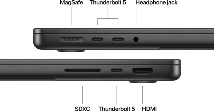 Produktbild Apple MacBook Pro 14 – 2024 Nano (14.20", M4 Max, 128 GB, 4000 GB, CH)