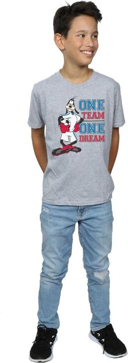 Actual product image Disney Boys Goofy One Team One Dream T-Shirt (152, 158)