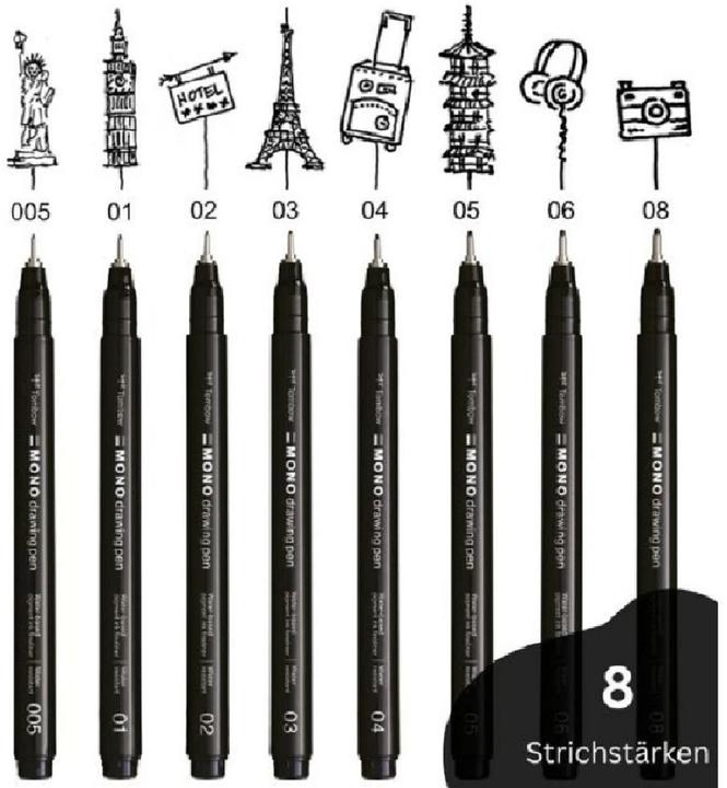 Produktbild Tombow Mono Drawing Pen (Schwarz, 1 x)
