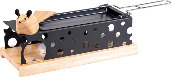 Kadastar Teelicht-Raclette Mouse Schwarz