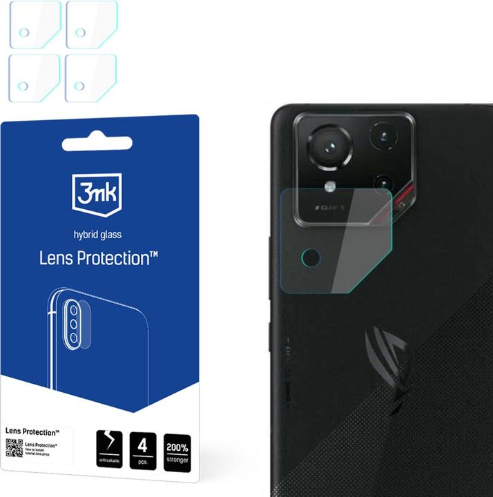 Produktbild 3MK Hybrid Glass for Camera Lens Lens Protection for Asus ROG Phone 9/9 Pro (Realme 9 Pro+, ASUS ROG Phone 9)