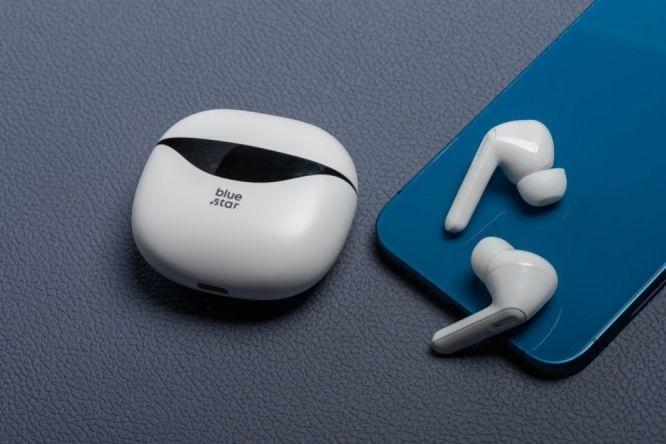 Immagine prodotto Wired headphones Blue Star BLUE STAR wireless earphones bluetooth TWS T60 white (4.50 h, Senza fili)
