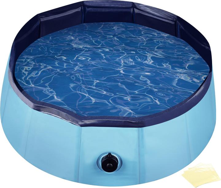 Produktbild Wiltec Fudajo Hundepool 80x20cm Hundeschwimmbad Hundeplanschbecken Hundebadewanne (Hundepool)