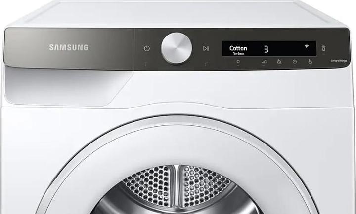 Actual product image Samsung DV80T5220TT Heat Pump Tumble Dryer (8 kg, Left)