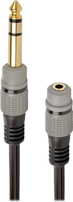 Actual product image Gembird CableXpert 6.35mm to 3.5mm Audio Adapter Plug A-63M35F-0.2M (0.20 m, 3.5mm jack (AUX))