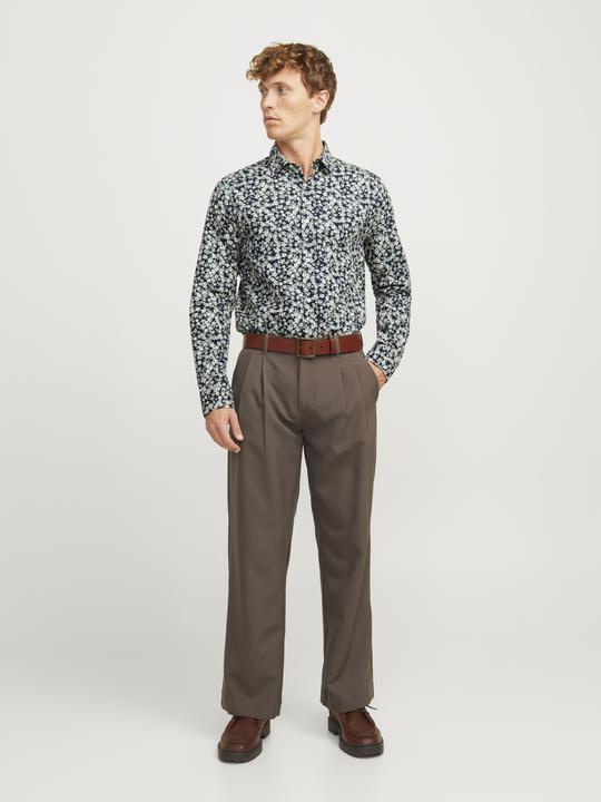 Produktbild Jack & Jones Jprblaleeds Print Dobby L/S Shirt Ln (XL)