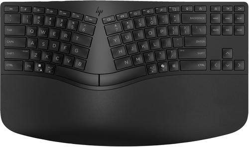 Actual product image HP Hewlett-Packard 965 BLK Ergonomic Wireless Keyboard, 965, BLK (CH, Wireless)