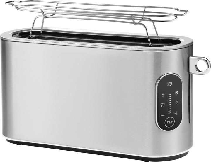 Lumero long slot toaster with bun rack