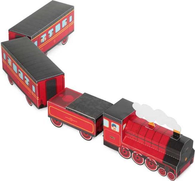Actual product image Pukaca Paper toys. Railway (4 x)