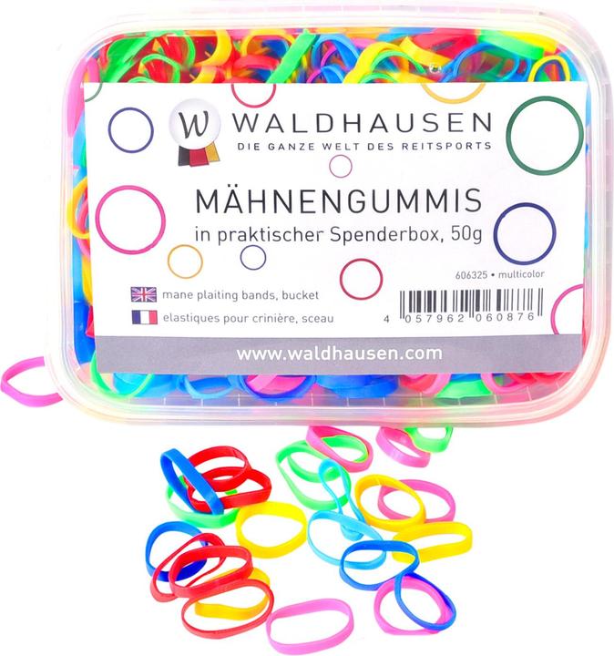 Waldhausen Extra breite Haargummis mit Spenderbox